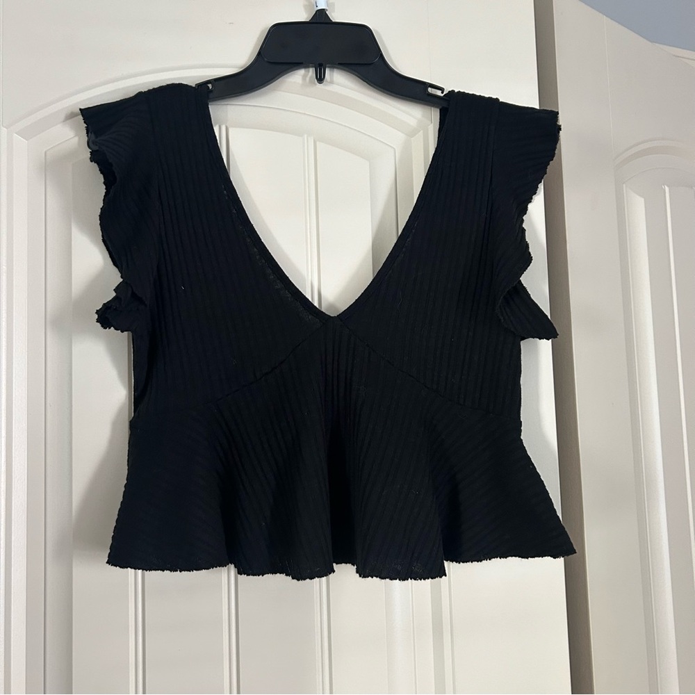 Elegant Black Women's Top